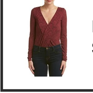 Free People lace bodysuit.